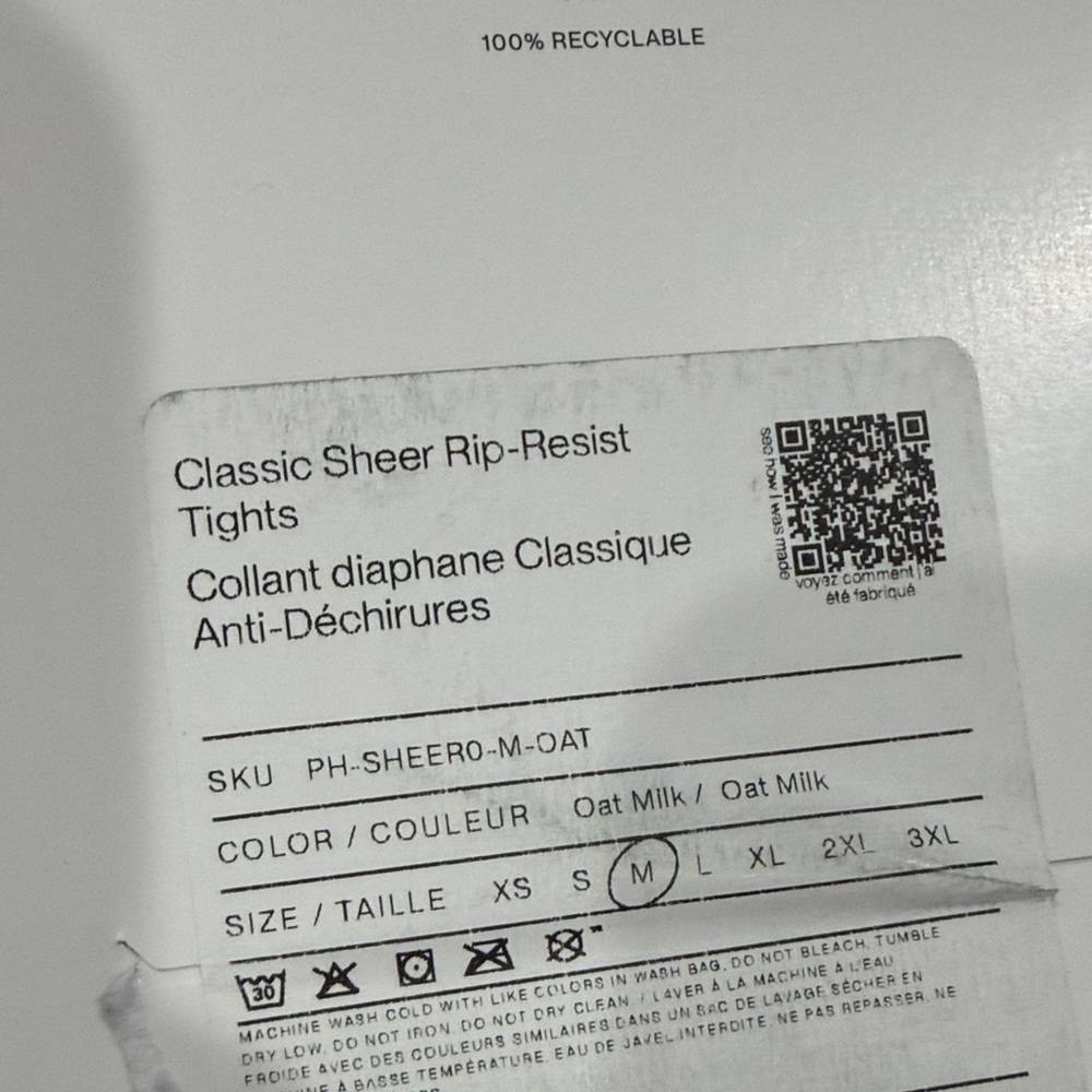 Sheertex Black Women's Tights - Picture 3 of 3
